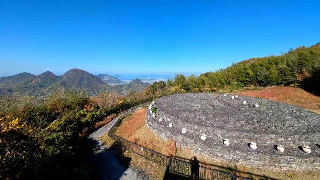 Nodayin Kofun ancient burial mound in Zentsuji