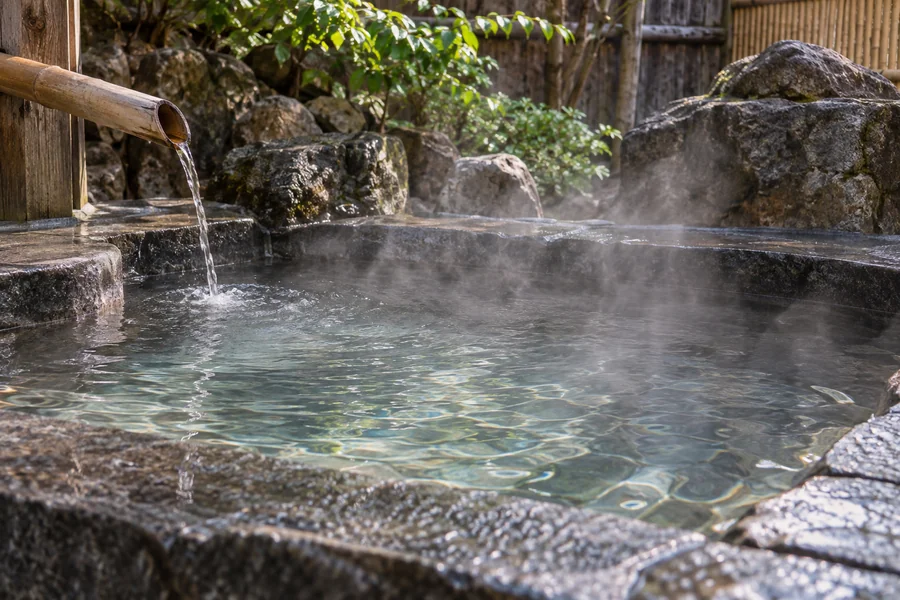 Hot spring area